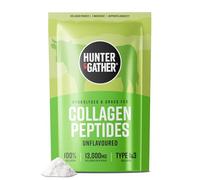 Hunter & Gather Colágeno en Polvo 400g - Péptidos de Colágeno Bovino Hidrolizado Sin Sabor para Cabello, Piel, Uñas y Músculos (Envase 100% Reciclable)