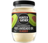 Hunter & Gather Mayonesa de Aceite de Aguacate | Hecha con Aceite de Aguacate Puro y Yema de Huevo de Granja Británica | Paleo, Keto, Sin Azúcar y Sin Gluten | Sin Aromas 630 g (Paquete de 1)