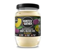 Hunter & Gather Mayonesa de Aceite de Oliva 630g | Hecha con Yema de Huevo Campero Británico | Mayonesa Paleo, Keto, Libre de Azúcar y Gluten | Libre de Saborizantes Artificiales