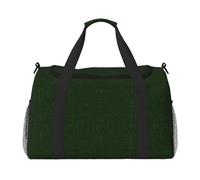 Hunter Green - Bolsa de viaje de mano con diseño de pétalos florales, bolsa de compras grande reutilizable, ideal para camping, deportes, gimnasio y actividades al aire libre