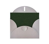 Hunter Green Floral Petals Pattern Printing Holiday Love Buckle Pearl Paper Bulk con sobres, tarjetas de felicitación, pensando en ti, 4 x 6 pulgadas