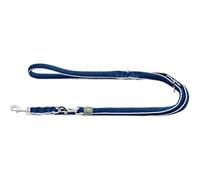 HUNTER Hilo Correa Ajustable para Perros con Malla Ligera, 2,5 x 200 cm, Color Azul
