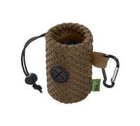 Hunter Hilo Porta Bolsas Marrón con Mosquetón para perros