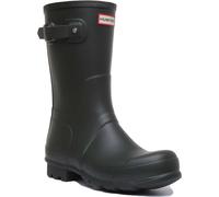 HUNTER Hombre Organizador Corto Original Botas en Verde Oliva GB 6-12