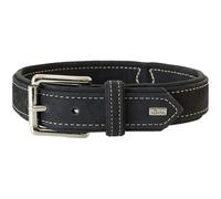 HUNTER Hunting Collar para Perro de Piel Nobuk, Resistente, Suave, 40 (S), Color Negro