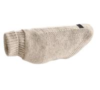 Hunter Jersey para Perros Ginebra, Color: Beige, Jersey de Punto para días fríos, Suave, cómodo, poliéster Reciclado, Lavable, Cuello Reversible, Alta Elasticidad, Talla: 50