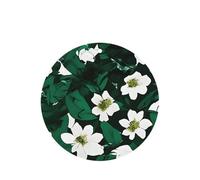 Hunter - Juego de ambientador colgante con diseño de pétalos florales verdes, tarjetas redondas de fragancia de lavanda para interiores de automóviles, paquete de 10/24 tarjetas