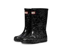 HUNTER Kids First Classic Giant Glitter Negro (Black Glitter) Caucho 24 EU