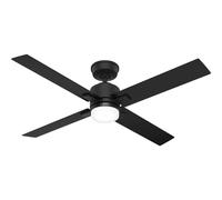 Hunter Mila Ventilador De Techo DC Negro 132 cm Con Mando LED 19 W