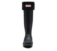 HUNTER Mujer Cuerda Alto Punto Lluvia Botas Calcetines Negro Gris Talla UK 3-8