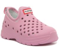 HUNTER Niños Original Ligero Goma Exterior Unisex Zapatos Color Rosa GB 5-11