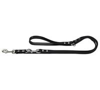 HUNTER niquelado Split-Leather formación básica Plomo Cuerda | Piel de serraje revestida, piel sintética, resistente a la intemperie, 13/200, color negro