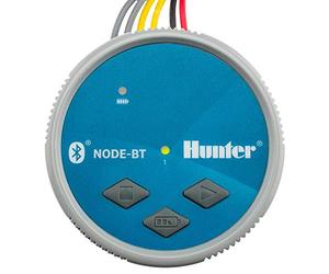 Hunter NODE-BT - Controlador de riego Bluetooth de 1 estación que funciona con pilas (solenoide CC no incluido)