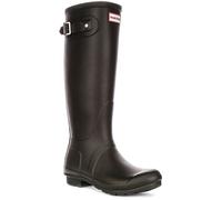 HUNTER Original Alto Ajustable Wellington Mujer Botas Choco Marrón Ru 4-8