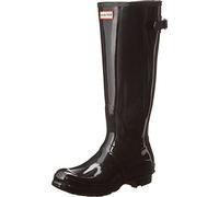 Hunter Original Back Adjustable Gloss - Botas para mujer, Negro (black), 38