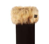 HUNTER Original Mujer Alto Negro Botas Calcetín Piel Sintética Puño Talla M - XL