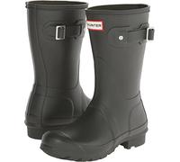 Hunter Original Short - Botas para mujeres, color verde (dark olive), talla 38 EU