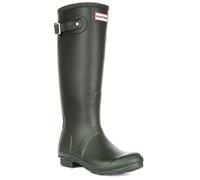 HUNTER Original sin Cierres Alto Ajustable Wellington Mujer Botas Oliva GB 3-8