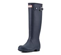 Hunter Original Alto Mujer Rodilla Alto Botas de Agua Azul Marino Talla UK 3-8