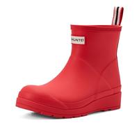 HUNTER Play Short, Botas de Lluvia Mujer, Logo Rojo, 38 EU
