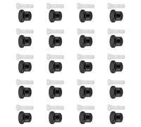 Hunter Pro Spray PS para kit de boquilla Ultra con válvula de cierre, cabezales de aspersor de plástico negro para riego de jardín, accesorios de control de agua eficientes (juego de 20 piezas)