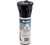 Hunter PROS-04 - Cuerpo de aspersor desplegable de 4 pulgadas, cabezal de riego resistente de larga duración para césped y jardín, se adapta a boquillas ajustables y fijas del rotor MP, conexión ½ NPT