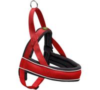 HUNTER RACING - Arnés noruego para perros, nailon, reflectante, apto para abrigos, rojo, XXL
