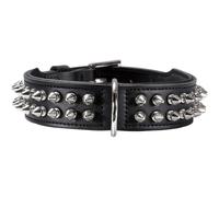 HUNTER Rambo - Collar de Piel de Vaca, 55/41 x 49 cm, X-Small, Negro/Nappa Negro