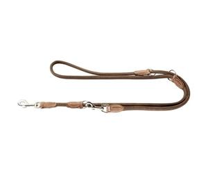Hunter Round and Soft Hunting Correa Ajustable para Perros, con Costuras Redondeadas, Piel de Nobuck Especialmente Suave y Resistente