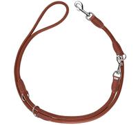HUNTER Round & Soft Canadion UP - Correa Ajustable para Perros | Piel suave, ajustable en 3 posiciones, color coñac, talla 6/200