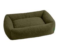 HUNTER Sofá para Perros Kumara | Suave peluche de peluche, antideslizante, reversible, relleno generoso, lavable, color caqui, tamaño: 60 x 40 cm