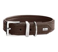 HUNTER Sofia - Collar de Perro de Piel sintética con Aspecto de napa de Vacuno, fácil de Limpiar, Color Brillante, Acolchado Suave, Resistente a desgarros, Fabricado en Alemania, Talla 35