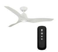 Hunter Stingray DC ventilador de techo LED blanco