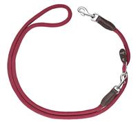 HUNTER Vario-Correa para Perros Freestyle, Color: Burdeos, Longitud Ajustable sin Niveles, Resistente y Antideslizante, Resistente a la Intemperie y fácil de Limpiar, día a día y el