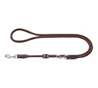 HUNTER Vario-Correa para Perros Freestyle, Color: marrón, Longitud Ajustable, rocío Resistente y Antideslizante, Resistente a la Intemperie y fácil de Limpiar, día a día y el