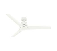 Hunter Ventilador De Techo Con Control Remoto Athens Blanco Ventilador Sin Luz