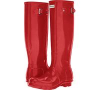 Hunter Wellington Boots, Botas de Lluvia Mujer, Rojo Militar, 38 EU