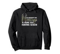 Hunter Wife Interrupt Marriage Hunting Hunter Anniversary Sudadera con Capucha