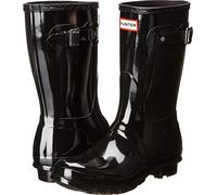 Hunter Wmn Org Short Gloss - Botas de agua Mujer, Negro, 43 EU
