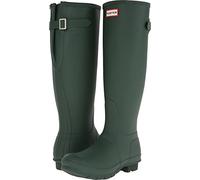 Hunter Women's Original Back Adjustable Rain Boots Hunter Green 6 M US M