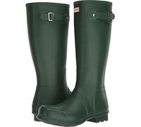Hunter Women's Original Back Adjustable Rain Boots Hunter Green 7 M US M