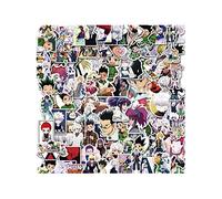 Hunter X Hunter - Calcomanías de anime de dibujos animados para niños, para laptop, botellas de agua, bicicleta, monopatín, equipaje (100 unidades)