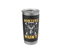Hunters Gonna Hunt Hunting Hunter Life Adventure Nature Vaso térmico de acero inoxidable de doble pared
