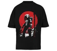 Hunters Moon- Depredador Camiseta Extragrande Negra Baggy tee Unisex