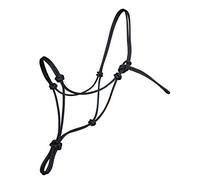 Hunters Saddlery Cabezada de Nudos para Caballos - Doma Natural | Poliéster de doble trenzado de 6 mm, tallas de potro miniatura a caballo de tiro
