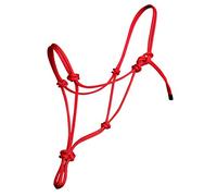 Hunters Saddlery Cabezada de Nudos para Caballos - Doma Natural | Poliéster de doble trenzado de 6 mm, tallas de potro miniatura a caballo de tiro