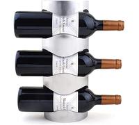 HUNTFF Estante para botellas de vino de hierro forjado de pared blanca, creativo, simple, para el hogar