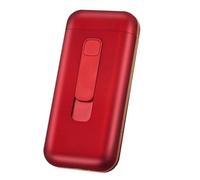 HUNTFF Pitillera con encendedor, soporte para cigarrillos y cigarrillos portátil delgado con capacidad para 20 cigarrillos, pitillera con encendedores integrados 2 en 1, para hombres y mujeres