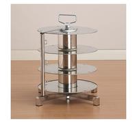 HUNTFF Soporte para bobinas de alambre de 2/3/4/5 capas, contenedor para cables portátil, dispensador de alambre de acero para bobinas de cable, enrollador de cable para cables pelacables, carrete de
