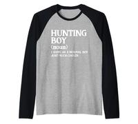Hunting Boy Definition same as a normal boy just much cooler Camiseta Manga Raglan